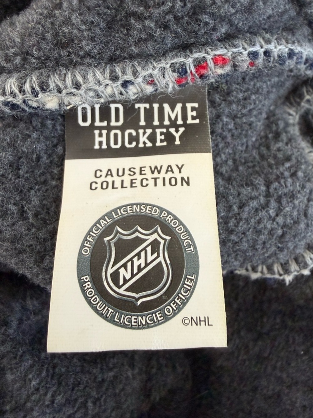 Old Time Hockey NY Rangers Tobaggan Beanie Fair Isle Hat - Picture 7 of 8